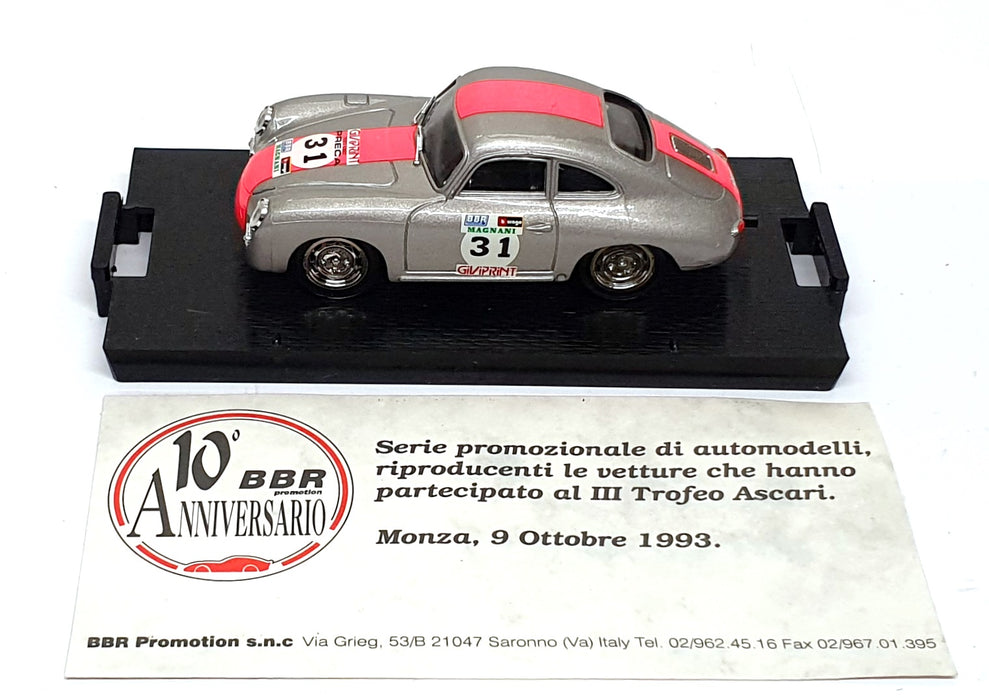Brumm 1/43 Scale PR31S - Porsche 356 C #31 - Met. Grey REWORKED