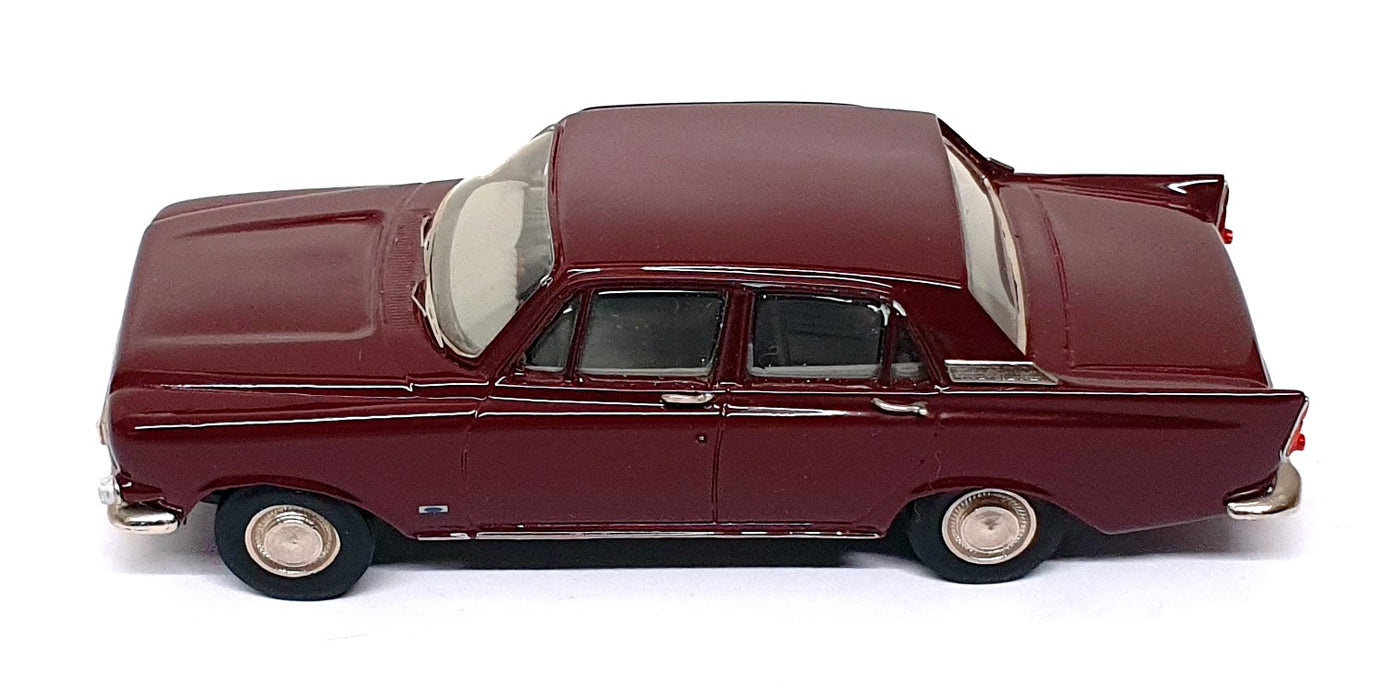 Crossway Models 1/43 Scale CM09 - Ford Zephyr 6 Mk3 - Maroon