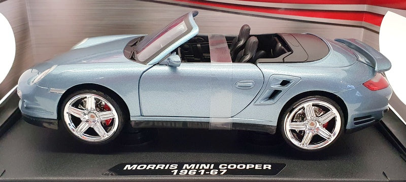 Motor Max 1/18 Scale 73183 - Porsche 911 Turbo Cabriolet - Met Blue