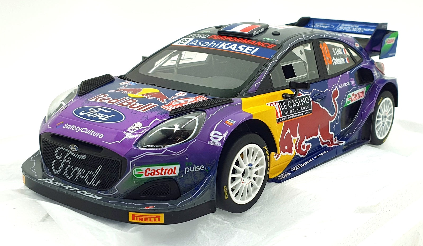 Top Speed 1/18 Scale Resin TS0468 Ford Puma Rally 1 #19 M Sport WRT 1st MC 2022