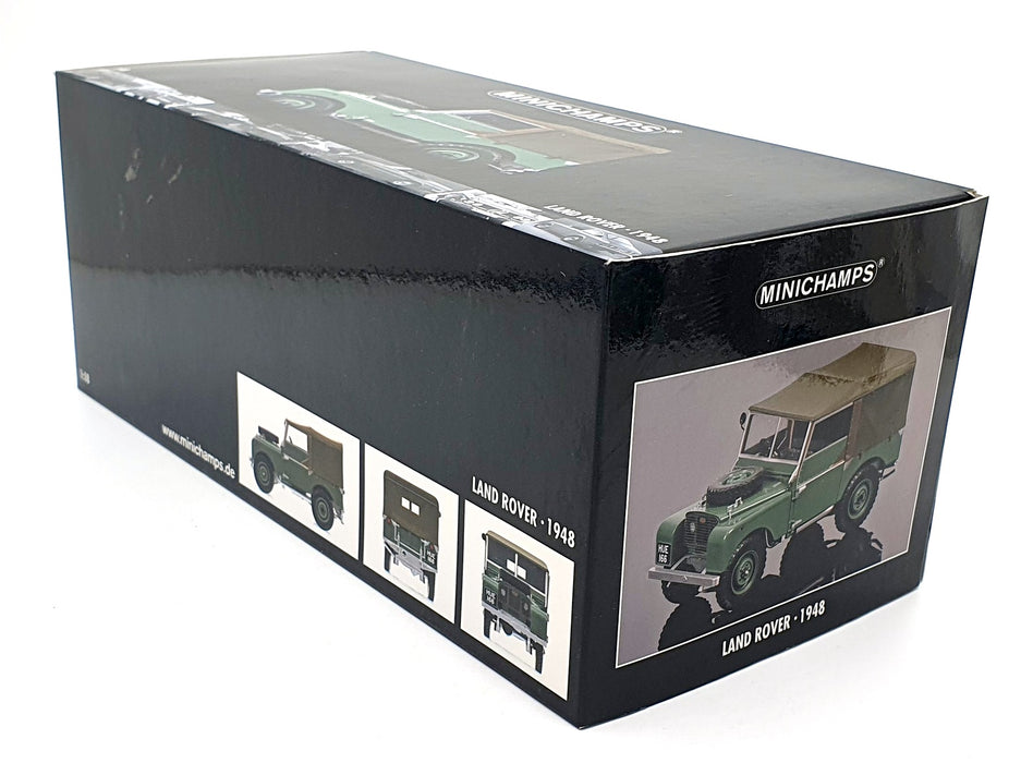 Minichamps 1/18 Scale 150 168900 - 1948 Land Rover With Detachable Roof - Green
