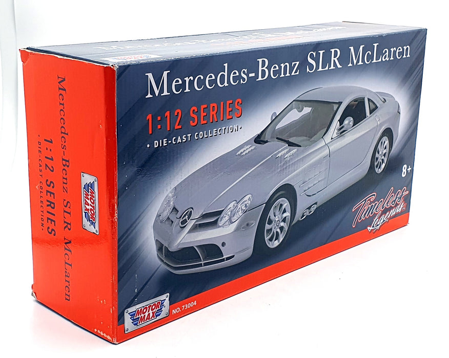 Motor Max 1/12 Scale Diecast 73004 - Mercedes Benz McLaren SLR Metallic Silver