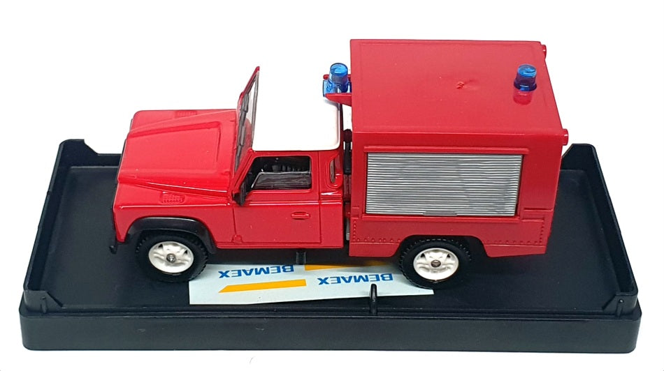 Solido 1/43 Scale 4826 - Land Rover Fire Truck - Red