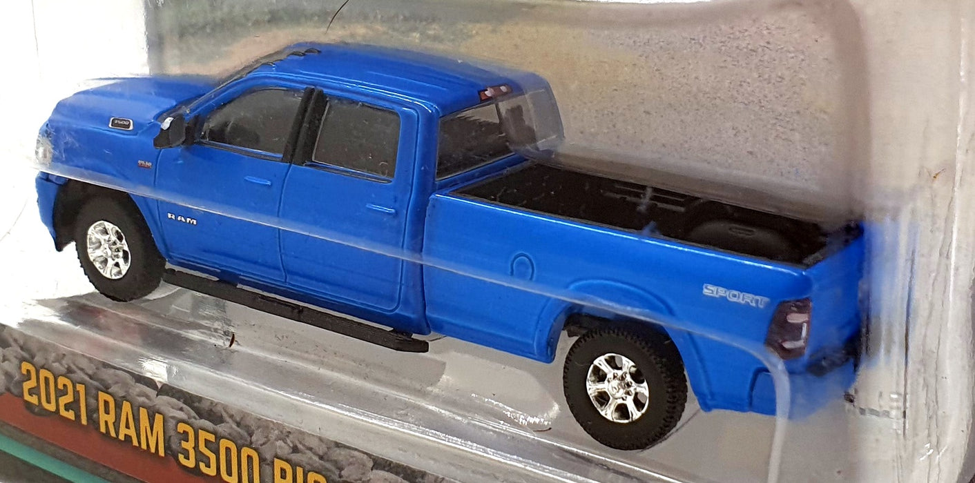 Greenlight 1/64 Scale 35230-F - 2021 RAM 3500 Big Horn Sport 4x4