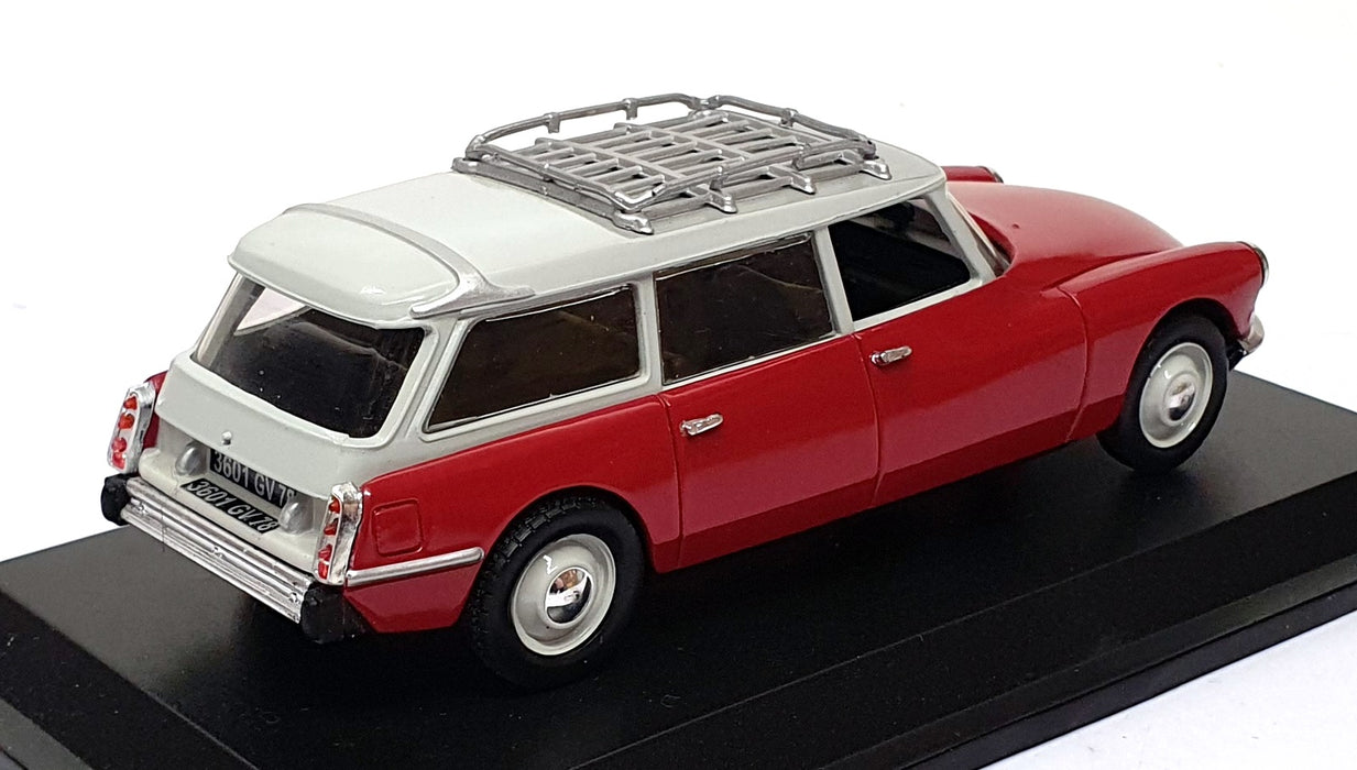 Altaya 1/43 Scale 310326B - 1967 Citroen ID 19 Familiale - Red/Grey