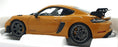 Norev 1/18 Scale Diecast 187252 2023 Porsche Cayman GT4 RS Weissach Pack Yellow