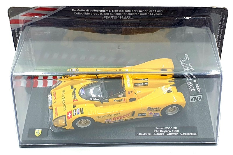 Altaya 1/43 Scale 30424J - Ferrari F333 SP #00 24h Daytona 1999 - Yellow