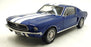 KK Scale 1/12 Scale KKDC120224 - 1968 Ford USA Mustang GT Fastback Coupe - Blue