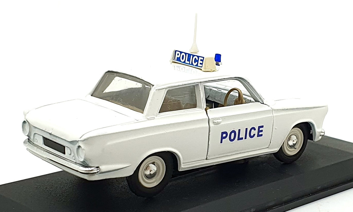 Eligor 1/43 Scale Diecast 1104 - 1965 Ford Cortina Police Car - White