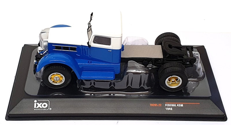 Ixo Models 1/43 Scale TR205.22 - 1946 Federal 45m Truck - Blue/White