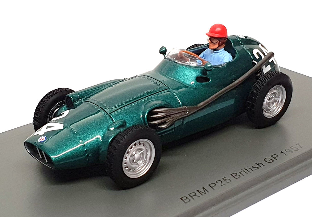 Spark 1/43 Scale S5724 - F1 BRM P25 #24 British GP 1957 Jack Fairman