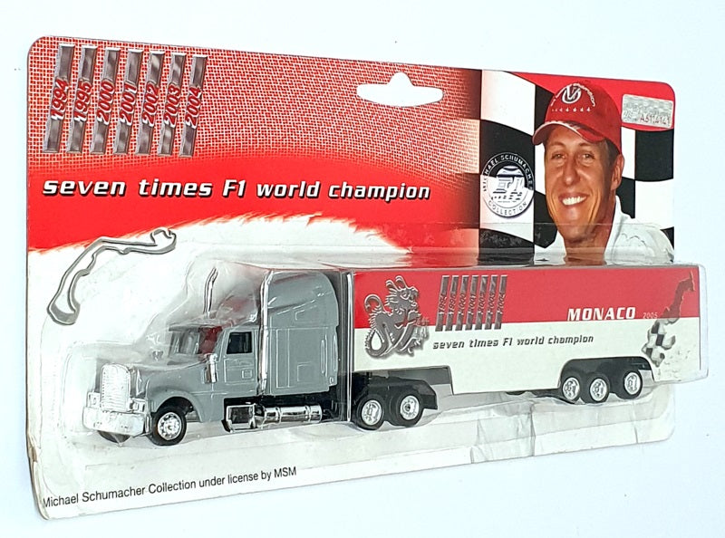 Adtruck 52895 - Peterbilt F1 Truck Monaco 2005 Michael Schumacher