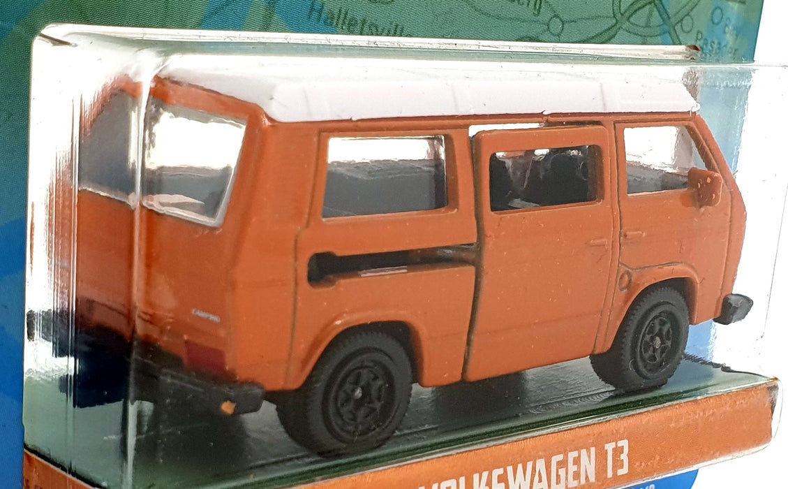 Jada Toys 1/64 Scale 100426I - Volkswagen T3 Van - Orange/White