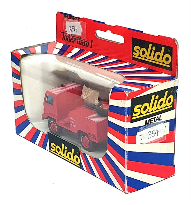 Solido 1/50 Scale 354 - Berliet Camiva 4x4 Fire Engine Truck - Red