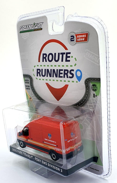 Greenlight 1/64 Scale 53020 - 2019 Ford Transit - FDNY EMS Division 3