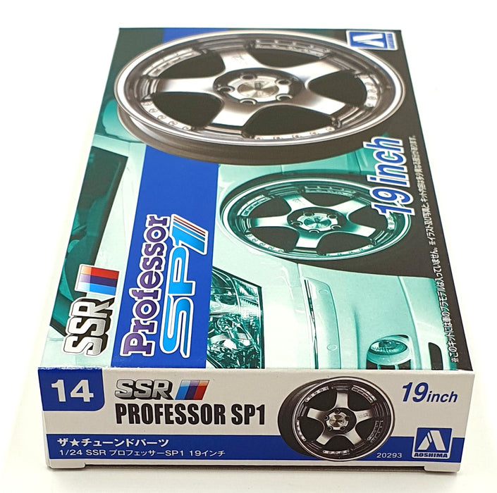 Aoshima 1/24 Scale 20293 - SSR Professor SP1 19' Wheels & Tyres Set #14