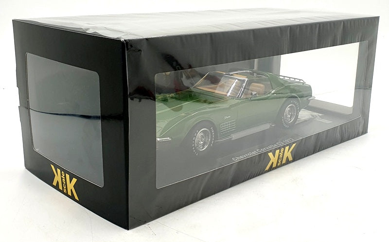 KK Scale 1/18 Scale KKDC181221 - 1972 Chevrolet Corvette C3 - Green