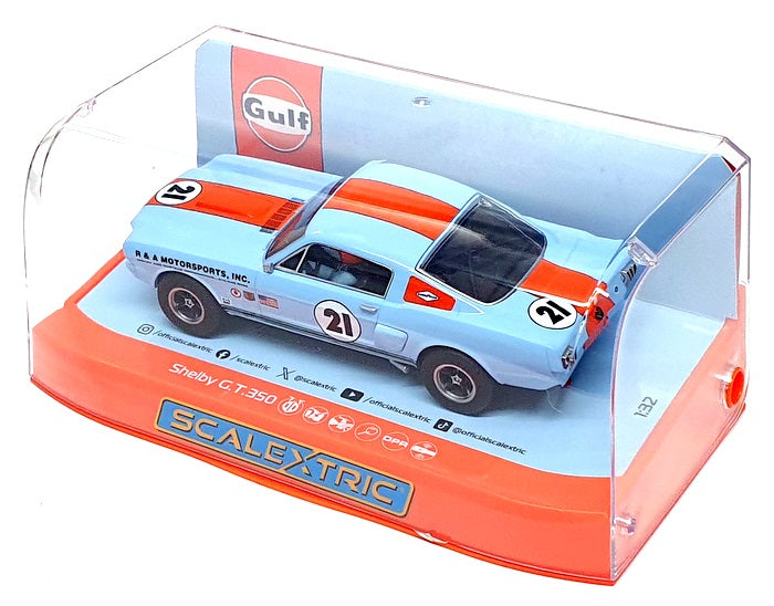 Scalextric 1/32 Scale Slot Car C4570 - Shelby GT350 Gulf Edition #21
