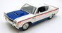 Road Signature 1/18 Scale Diecast 15126V - 1970 AMC Rebel - White/Red/Blue