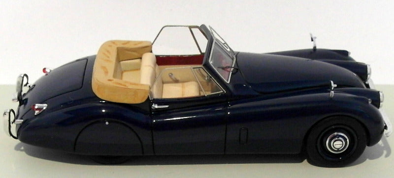 Spark Models 1/43 Scale S2112 - 1953 Jaguar XK120 Cabrio - Dark Blue
