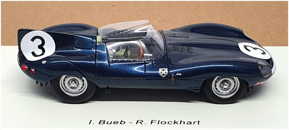 Spark Model 1/43 Scale 43LM57 - Jaguar D Winner 24h LM 1957 - Met Blue