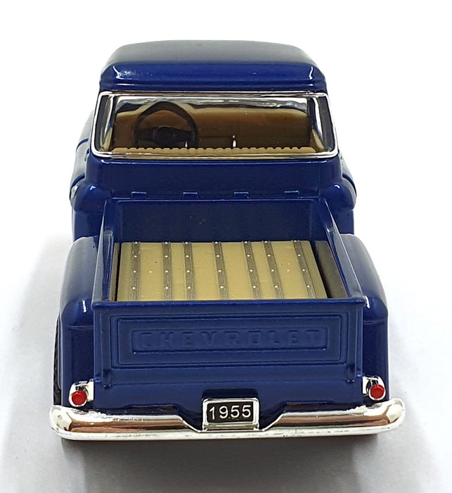 Kinsmart 1/32 Scale Pull Back & Go TY0237 1955 Chevrolet Stepside Pick Up Blue