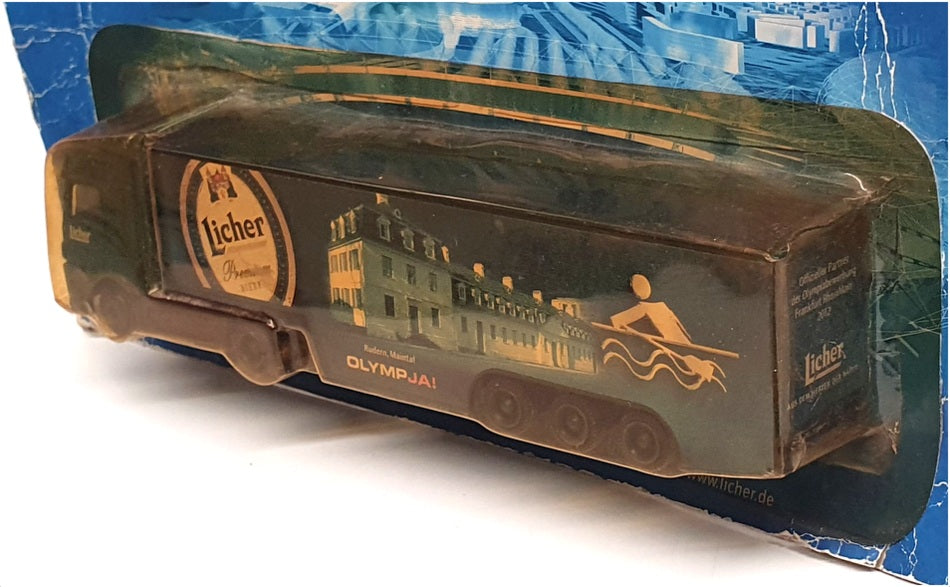 Grell Models 1/87 Scale GR01 - Mercedes Benz Beer Truck (Licher) Green