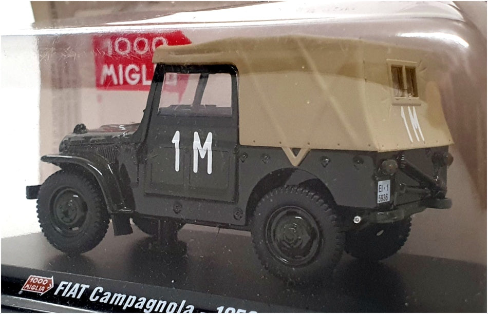 Hachette 1/43 Scale AT9523 - 1952 Fiat Campagnola 1M 1000 Miglia - Green