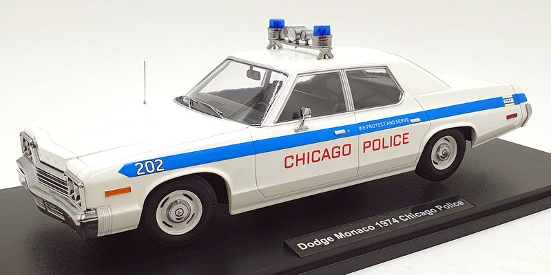 KK Scale 1/18 Scale KKDC181151 - 1974 Dodge Monaco - Chicago Police