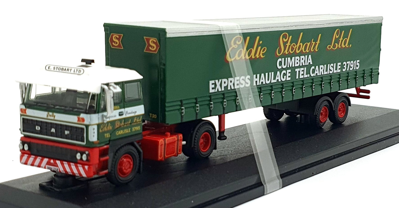 Oxford Diecast 1/76 Scale SP160 - DAF 2800 40ft Curtainside Eddie Stobart Ltd