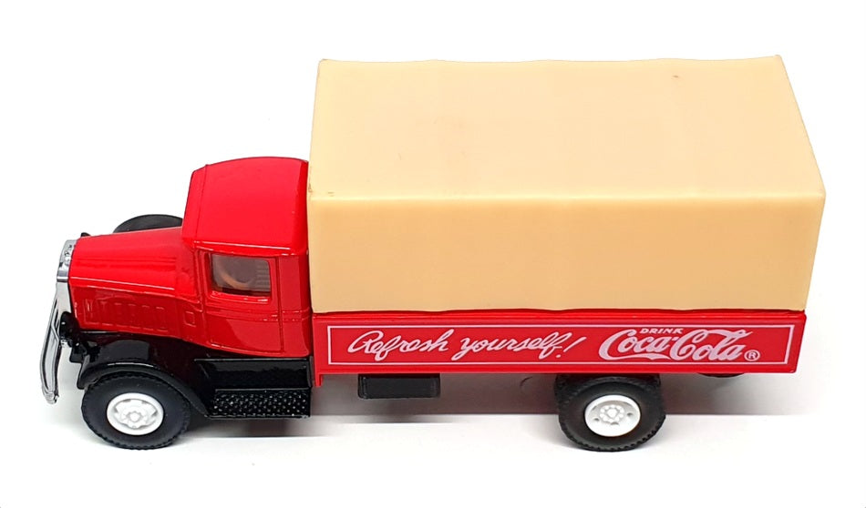 AHL Hartoy 1/64 Scale 64110 - Mack Truck "Coca-Cola" Coke - Red/Beige