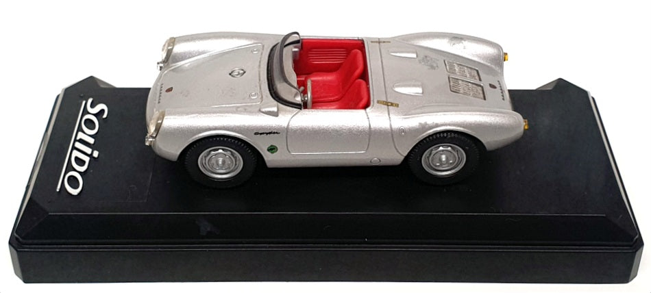 Solido 1/43 Scale Diecast 45106 - 1955 Porsche 550 RS Spyder - Silver