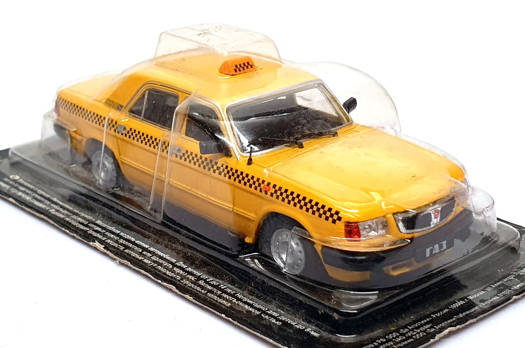 Altaya 1/43 Scale SOV10K - Russian GAZ 3110 Volga Taxi - Yellow