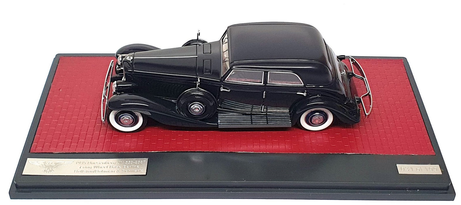 Matrix 1/43 Scale MX50406-022 - 1935 Duesenberg JN Sedan LWB Rollston - Blue
