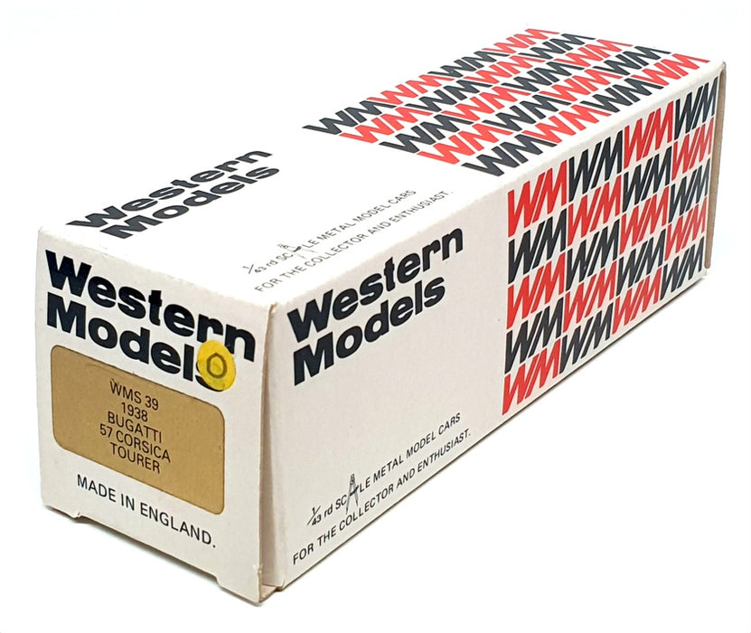 Western Models 1/43 Scale WMS39 - 1938 Bugatti 57 Corsica Tourer - Blue