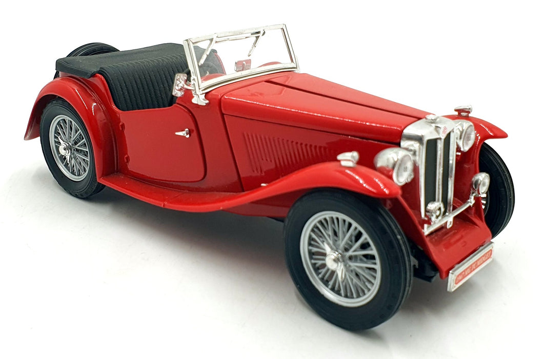 Road Signature 1/18 Scale Diecast 23426M - 1947 MG TC Midget - Red
