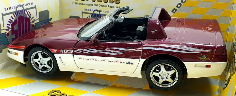 Maisto 1/18 31825 -1995 Chevrolet Corvette Indianapolis Pace Car - Purple/White
