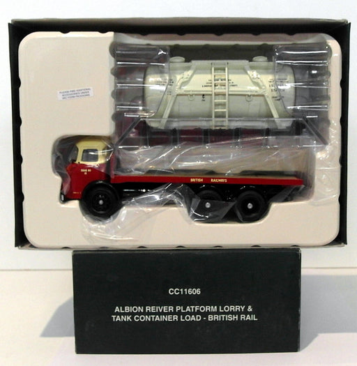 Corgi 1/50 Scale CC11606 Albion Reiver Platform Lorry & Tank Container Load - BR