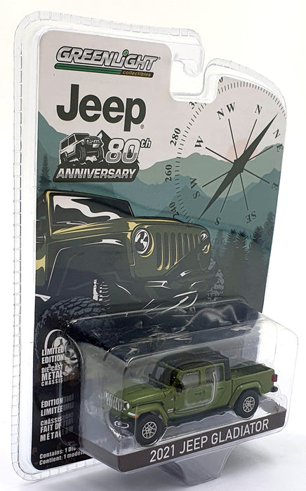 Greenlight 1/64 Scale 28080-F - 2021 Jeep Gladiator 80th Anniversary