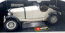 Burago 1/18 Scale Diecast 3009 - 1928 Mercedes Benz SSK - White