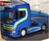 Burago 1/43 Scale Haulers Custom Cabs 18-32206 - Scania Truck - Blue