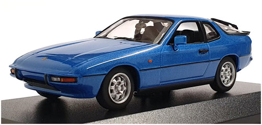 Maxichamps 1/43 Scale 940 062122 - 1976 Porsche 924 - Met Blue