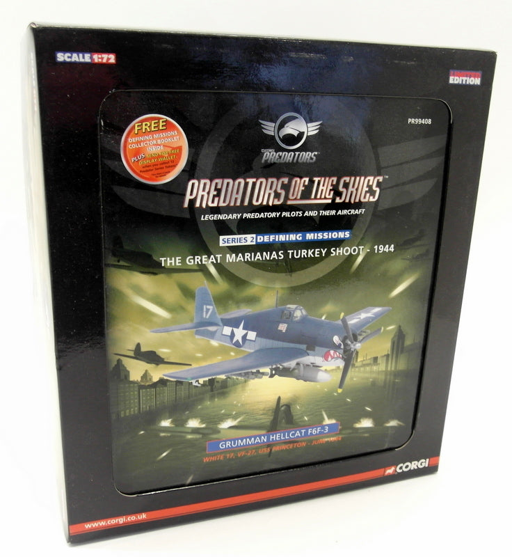 Corgi 1/72 PR99408 Grumman Hellcat F6F-3 Great Marianas Turkey Shoot 1944
