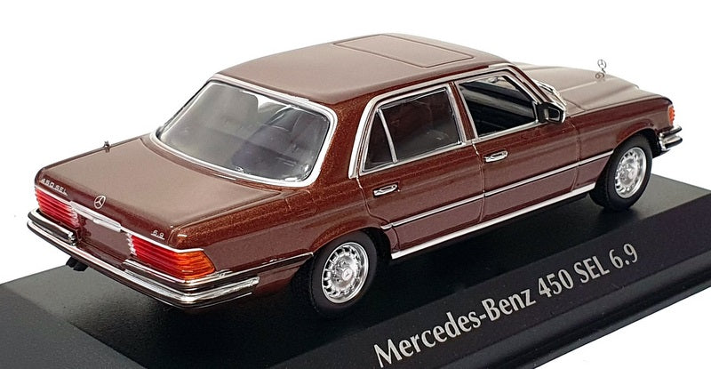 Maxichamps 1/43 Scale 940 039201 - 1976 Mercedes Benz 450 SEL 6.9 - Met. Brown