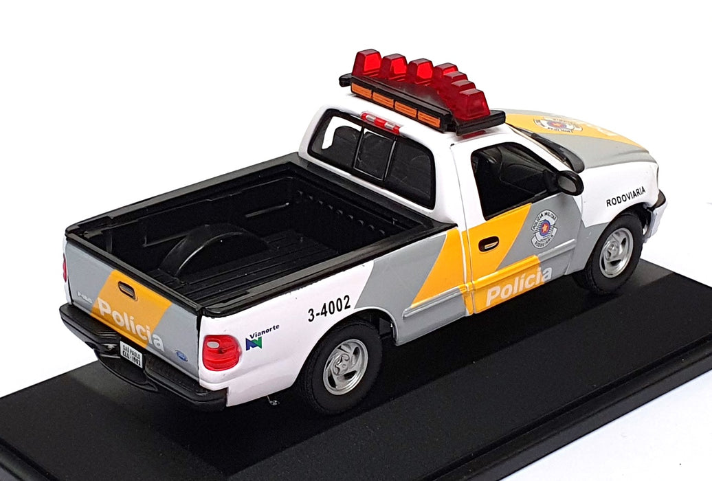 Altaya 1/43 Scale PZ05 - Ford F150 Policia Police Truck 2000 - White/Yellow/Grey