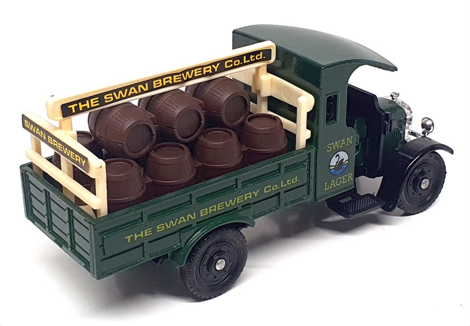 Corgi Appx 13cm Long C867/3 - Thornycroft Beer Truck Swan Brewery - Green