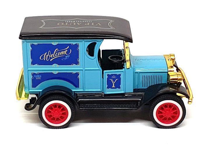 Zebra Appx 10cm Long Diecast 3025924 - Pull Back Toy Model Van - Blue/Black