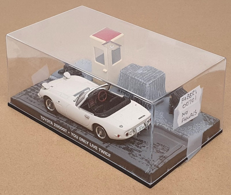 Fabbri 1/43 Scale 00701 - Toyota 2000GT Bond 007 You Only Live Twice - White