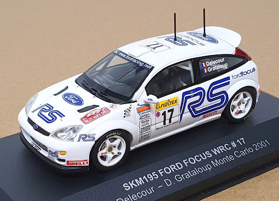 Skid Vitesse 1/43 Scale SKM195 - Ford Focus WRC #17 Monte Carlo 2001