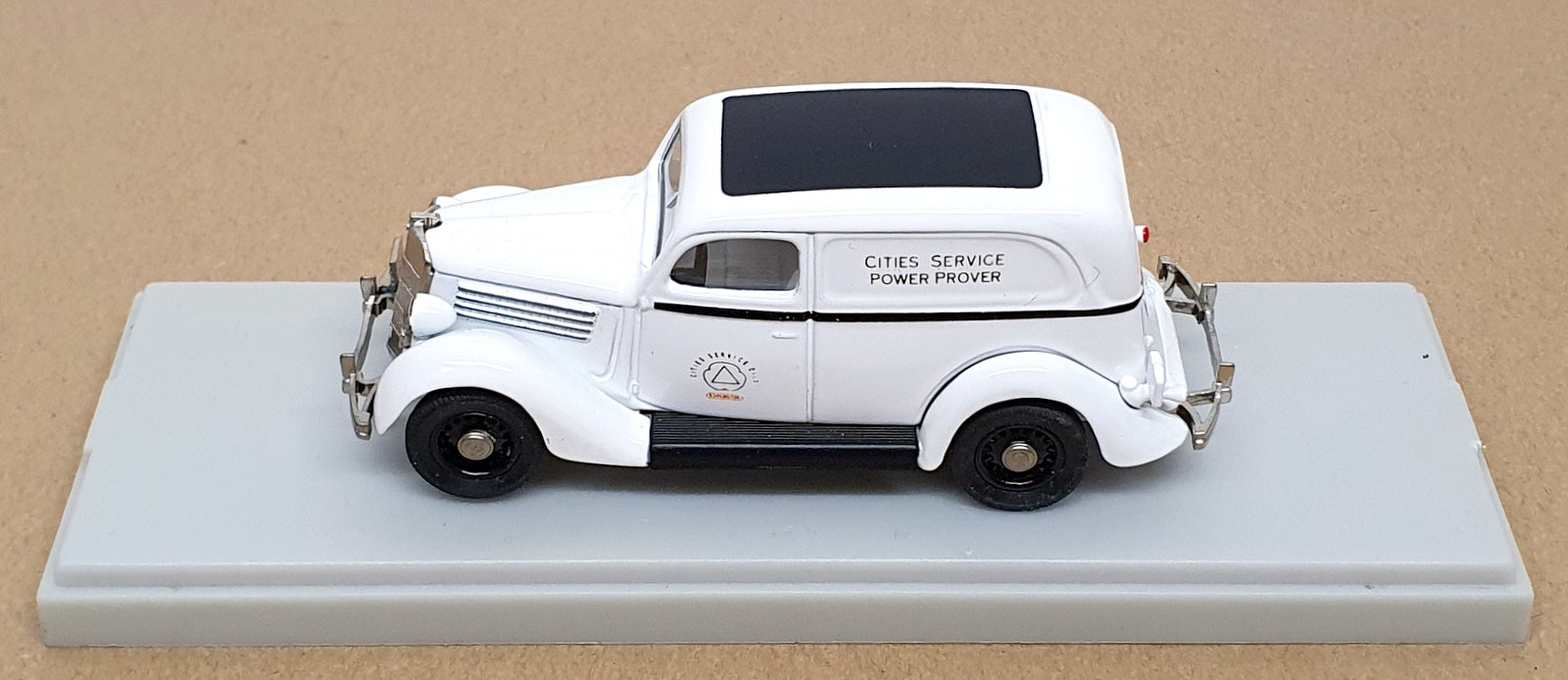 Rextoys 1/43 Scale No. 45 - 1935 Ford Van Cities Service Power Prover - White